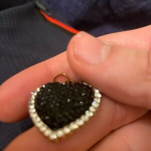 Iced out heart pendant